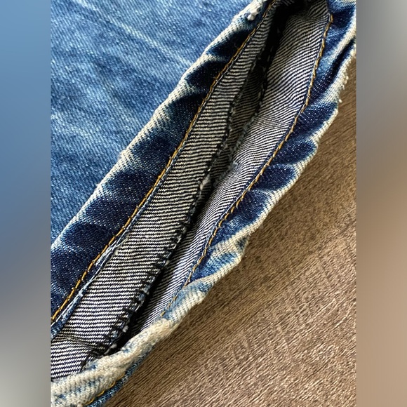 Rare Dsquared2 FCB Slim Low Rise Distressed Vintage Blue Denim Jeans - Picture 8 of 13